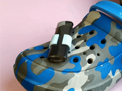lighter holder croc charm / jibbitz
