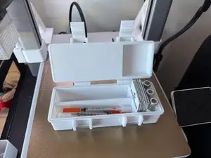 Peptide Travel Case w/Vial & Needle Storage