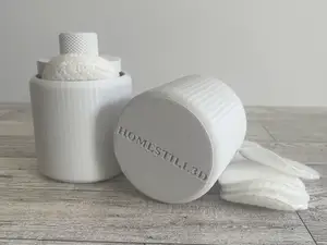 HOMESTILL3D Minimalist Storage Jar w. Lid 3PC