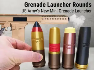 Life-size New US 30mm Grenade Launcher Rounds