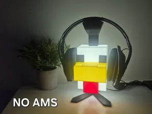 Minecraft Chicken headphone stand