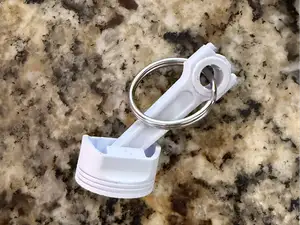 Piston keychain