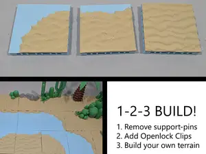 Sand island tile (OpenLOCK system)