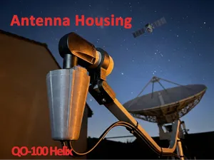 Rugged QO-100 Helix Antenna Radome / Housing