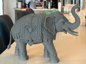 Decorated Indian Elephant