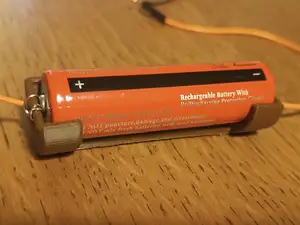 18650 battery holder without extra part components