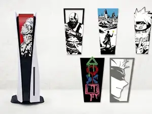 PS5 custom frontal plates : anime-games-movie