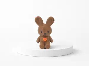 Knitted Bunny 3D Model 