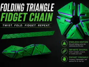 Folding Triangle Fidget Chain V2