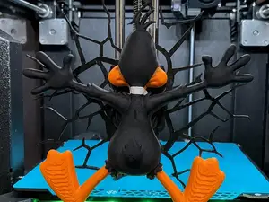 Daffy Duck Crashed into a Wall