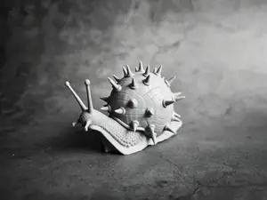 Punk Snail Office Desktop Decoration