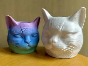 Lumi – Cute Cat Decor Pot for Plants and Pens