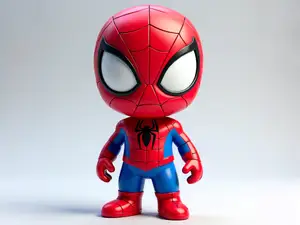 Spider Hero Chibi Figurine – Pop Style