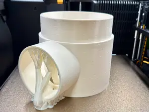 Parametric S&D Tee Fitting Drain Adapter
