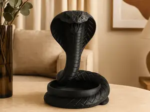 Black Cobra Tray – Stylish Serpent Decor
