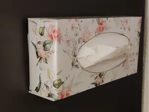 Floating Tissue Box Holder – Invisible Wall Mount