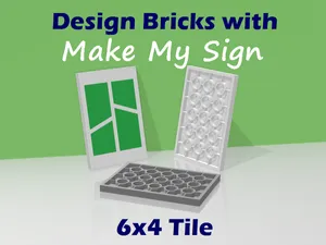 Tile 6x4 - Make own Bricks