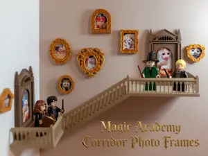 Magic Academy Corridor Photo Frames