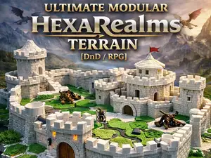 Ultimate Modular HexaRealms Terrain [DnD/RPG]