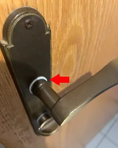 Door lever washer - with STL