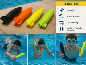 diving torpedos - fill them with sand, water etc.