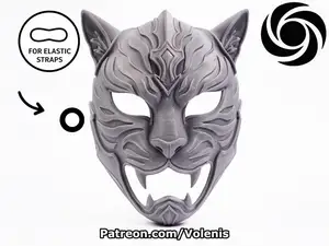 Wearable Tiger Warrior Mask
