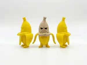Angry Banana - Also keychain