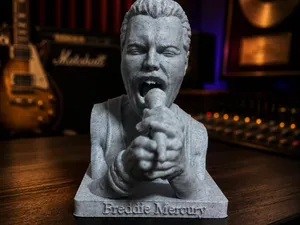 Freddie Mercury – Legendary 3D Bust |