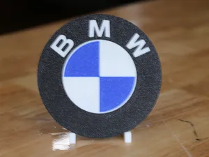 BMW Classic Automotive Logo 100mm Round Coaster