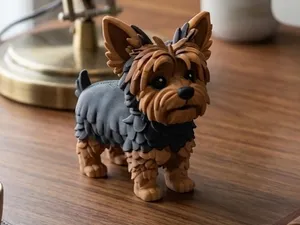 Yorkshire Terrier (Yorkie) - Chibi Figurine