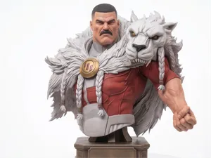 Busto Grande Regente Thragg - Invencivel