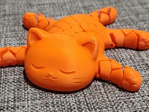 Articulated Sleeping Cat Flexi