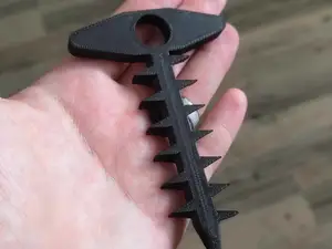Tent Anchor (Twist) (easy to print)