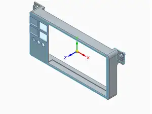 BMW e46 2DIN radio frame