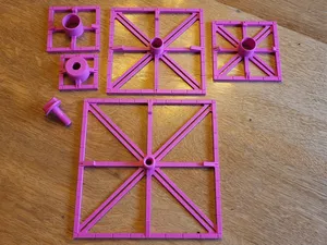 Quilting Templates - 2", 3", 4", 6" and 8" squares