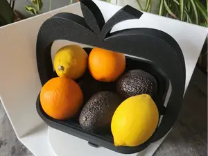 Apple fold flat fruit bowl.