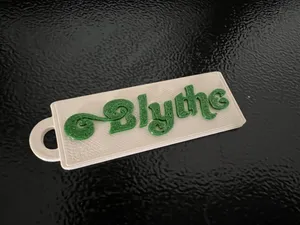 Blythe logo keychain
