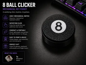 8 Ball Clicker – Mechanical Key Fidget