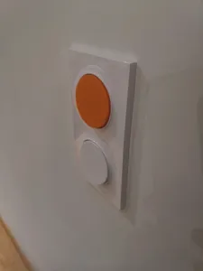 Custom Push Button for Schneider electric light switch odace