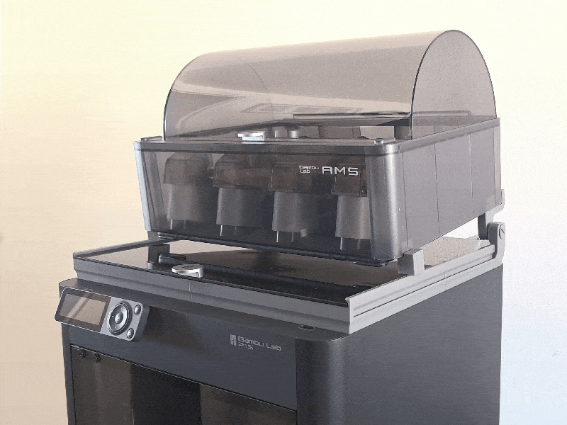 AMS Flipper Glass Slider Riser V6 – P1S X1C