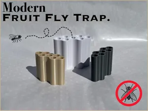 Modern Tubular Fruit Fly Trap - Larger Version