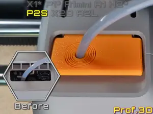 P2S Toolhead Top Dust Cover⧸ Clockspring Action