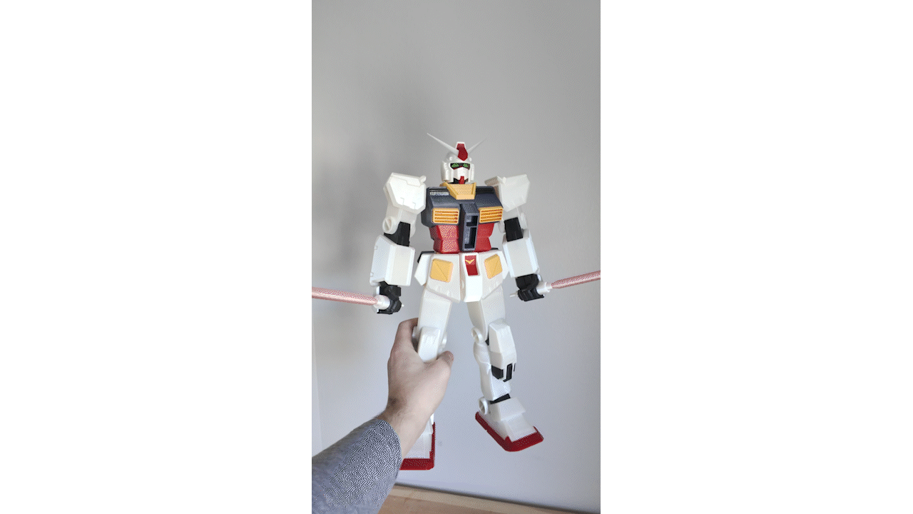 RX-78-2 Gundam VER. KA 3D Printed Model Series