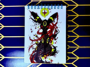 Umbreon Hueforge Notebook Cover- Pokemon