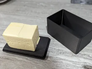 Modern and minimalist butter dishes