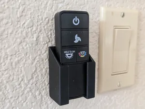 Ceiling fan remote control wall mount