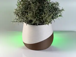 Two Tone Split Flower Pot / Vase - 10cm - (no AMS)