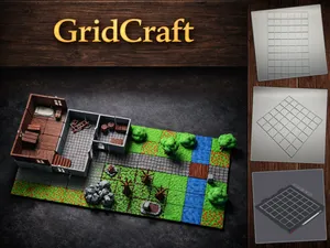 GridCraft – Modular Tile Grid 6×6