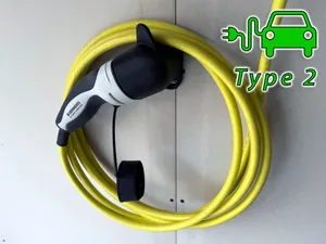Type 2 EV Plug and Cable Holder, Low-Profile