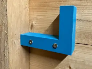 Winkel mit Querverschraubung | Befestigung | Regal